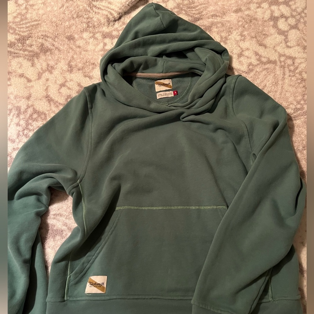 Tracksmith sweater size medium light green